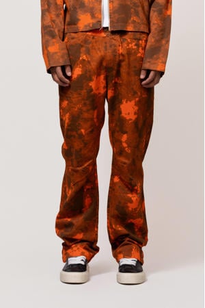 loose casual broek oranje