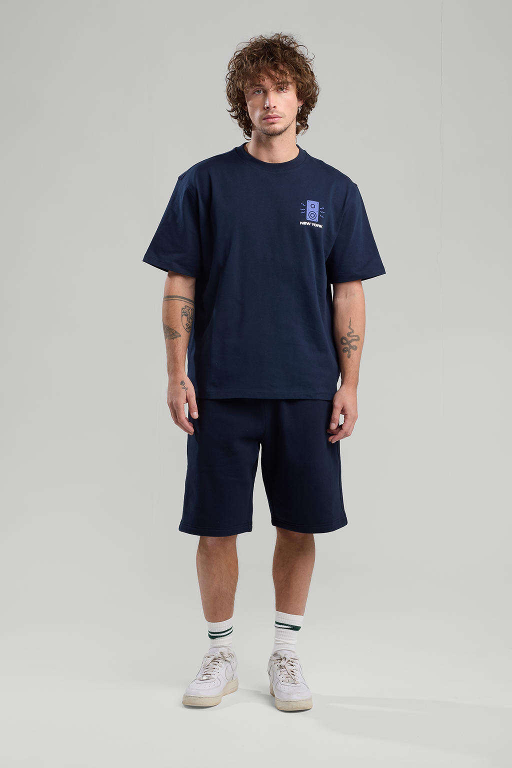 America Today T-shirt blauw