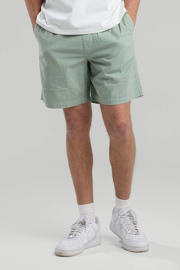 thumbnail: America Today linnen regular casual short groen