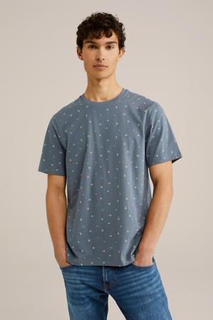 T-shirt grijsblauw