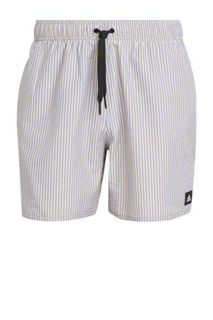 seersucker zwemshort blauw
