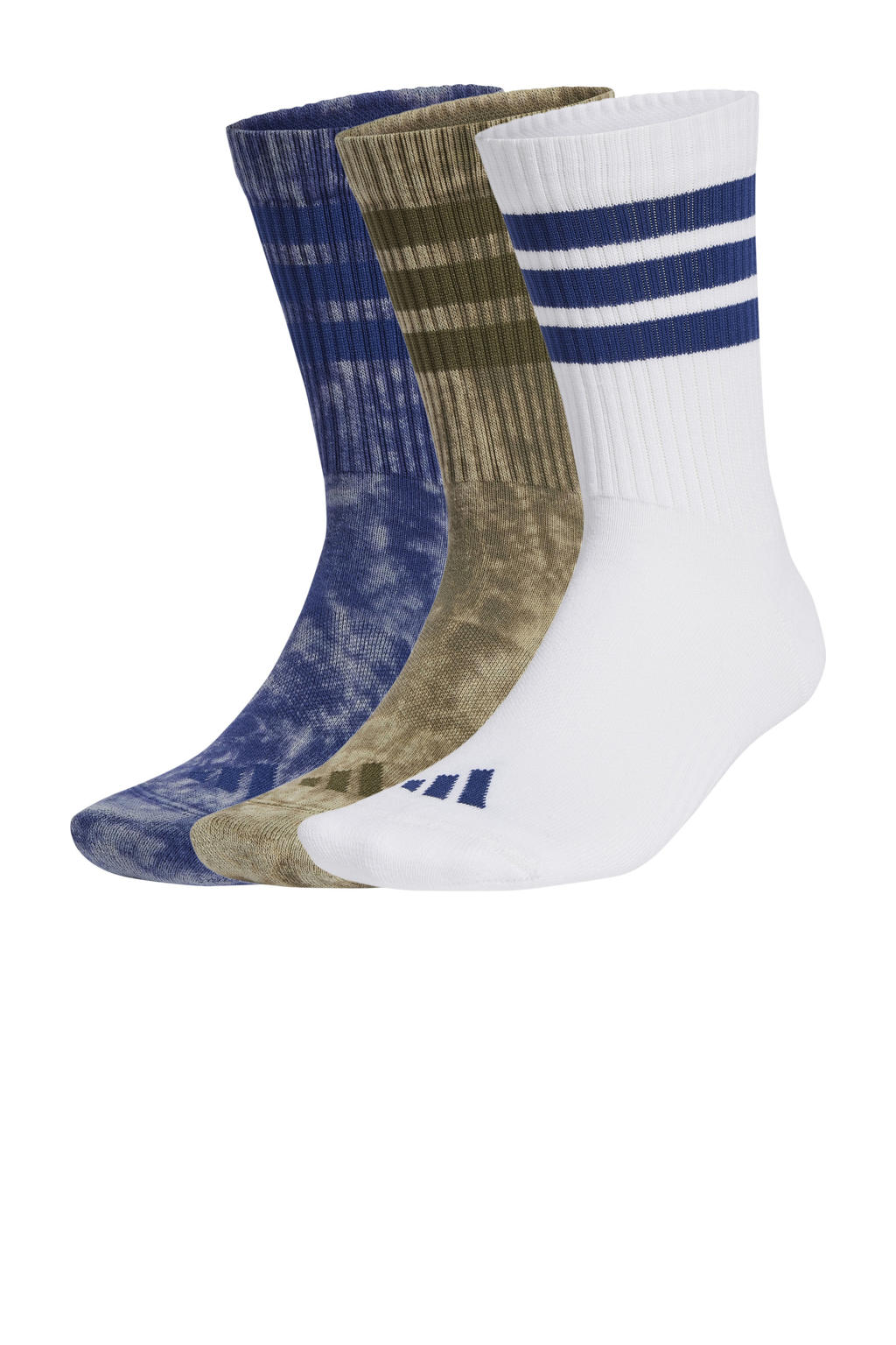 adidas Performance   sokken - set van 3  blauw/wit/groen