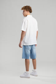thumbnail: America Today regular denim short blauw