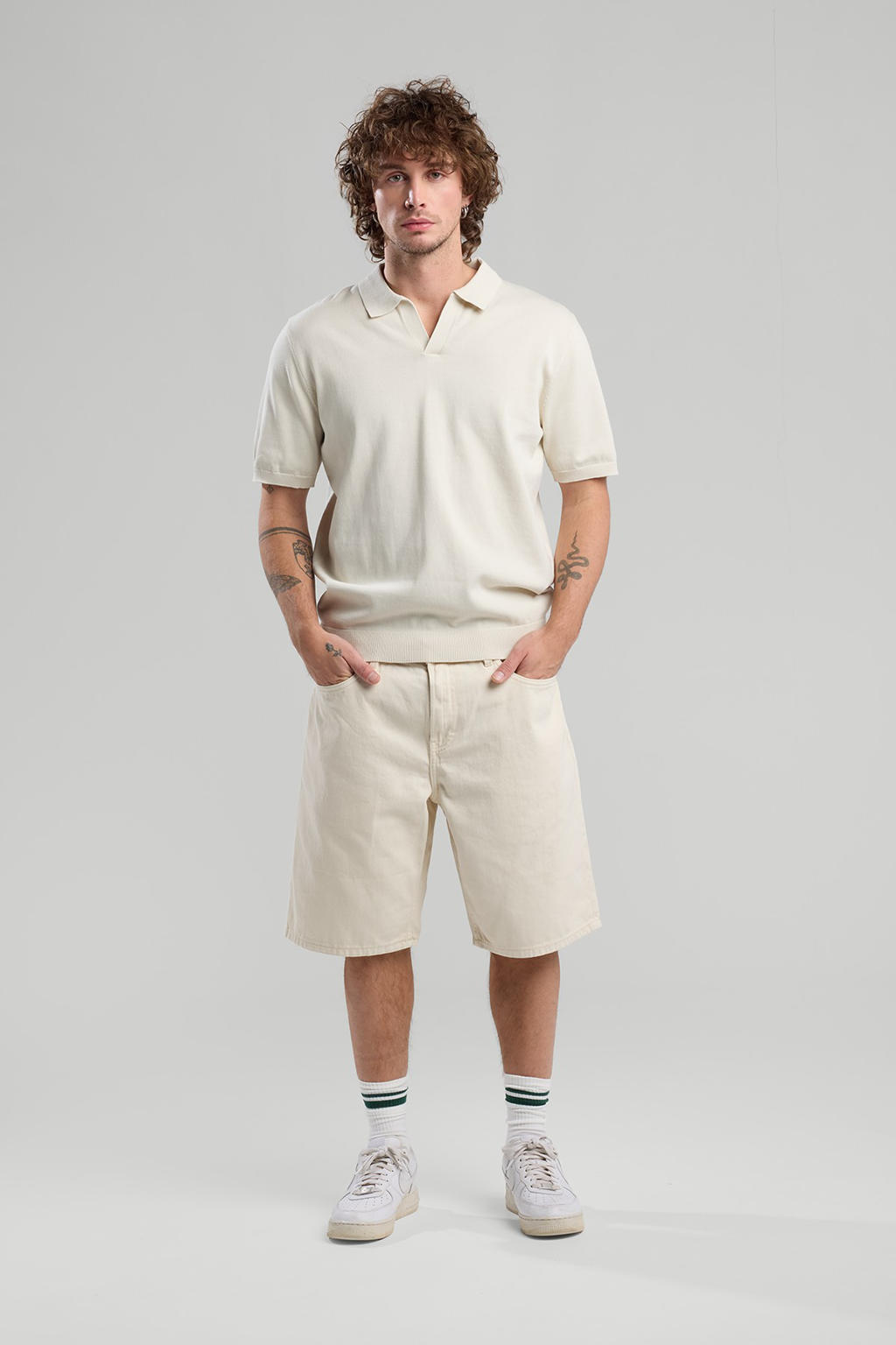 America Today regular denim short zand