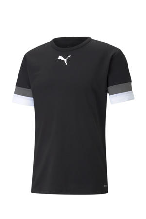 sportshirt teamRISE zwart/grijs/wit