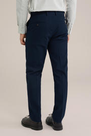 thumbnail: WE Fashion slim pantalon donkerblauw
