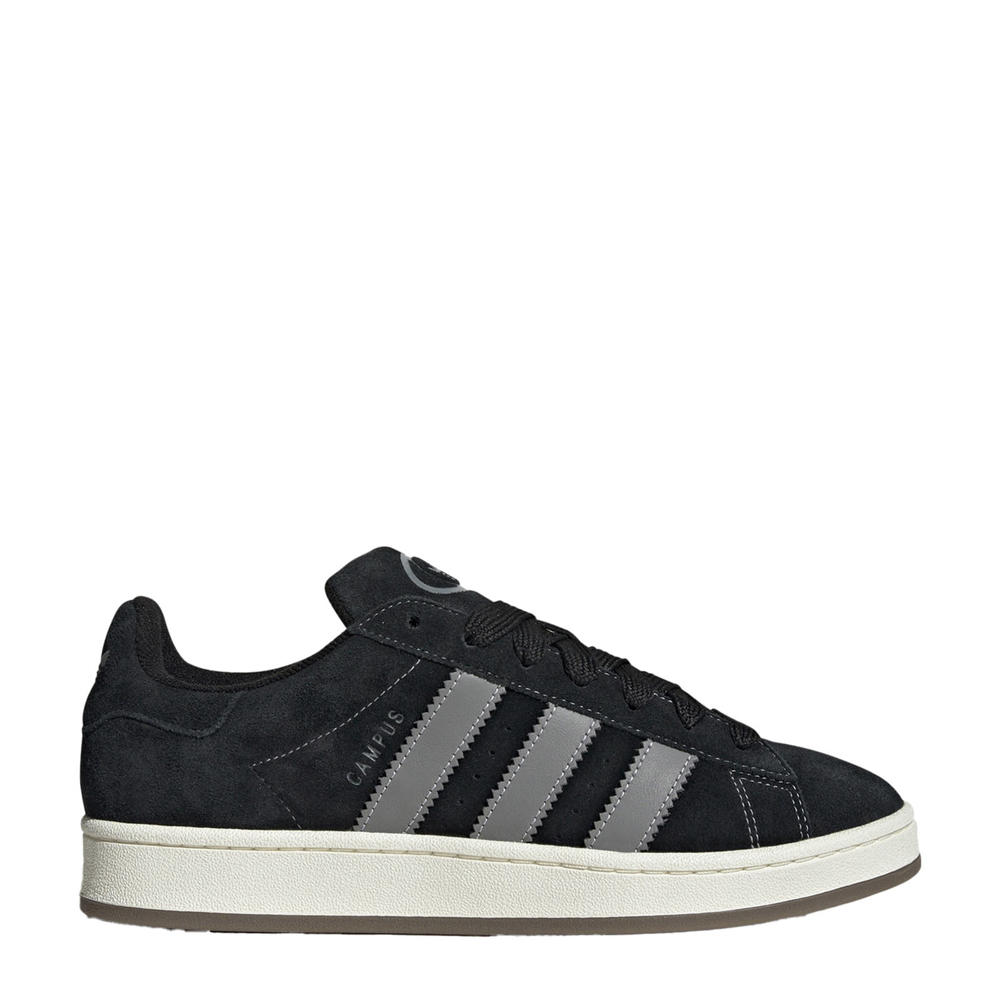 Zwarte unisex adidas Originals Campus 00s sneakers van suède-pu/voering: mesh/voetbed: eva met veters