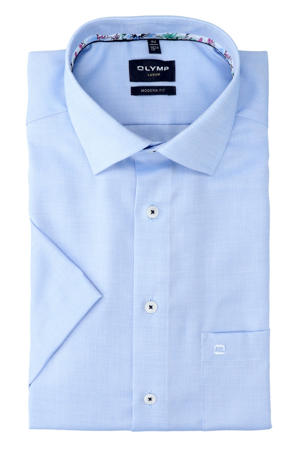 zakelijk overhemd blauw