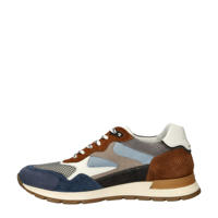 thumbnail: Australian Tiago  leren sneakers cognac/blauw