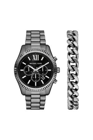 horloge MK9217SET Lexington grijs