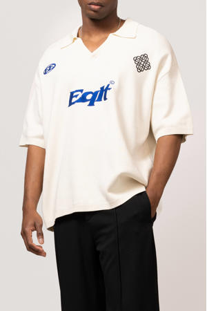 oversized polo ecru