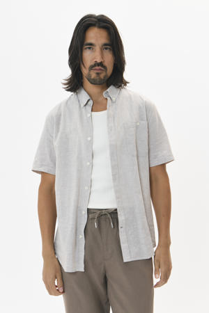 casual overhemd beige