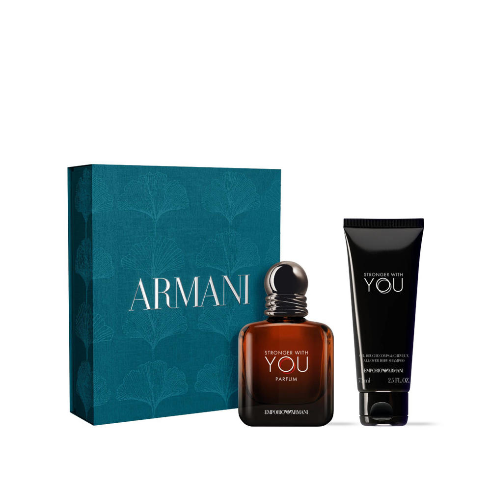 Armani Stronger With You geschenkset - eau de parfum 50 ml + douchegel 75 ml