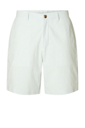 regular chino short SLHREGULAR-KARL lichtblauw