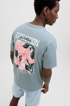 T-shirt grijsgroen