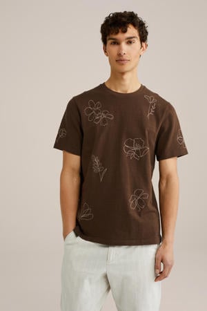 T-shirt bruin