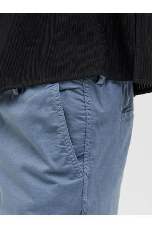 linnen relaxed bermuda short blauw