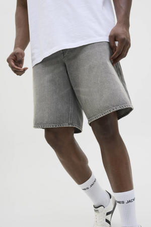denim loose short grey denim