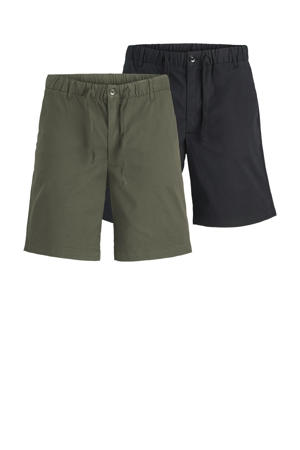 linnen loose casual short - (set van 2)