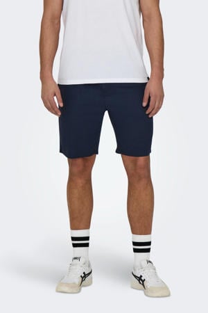 regular chino short donkerblauw