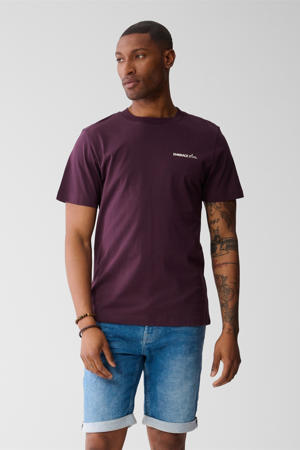 T-shirt donkerrood