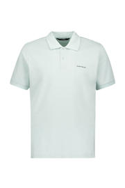 thumbnail: Lichtblauwe heren Airforce regular polo van katoen met logo dessin, korte mouwen, klassieke kraag en knoopsluiting