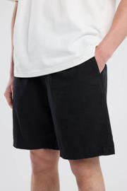 thumbnail: America Today linnen regular casual short zwart