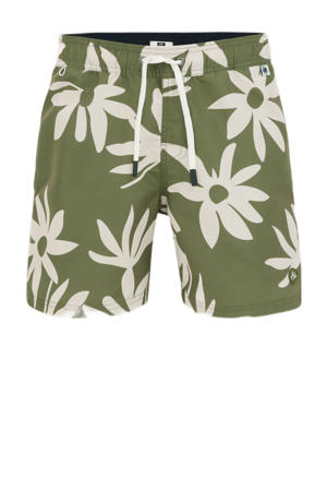 zwemshort groen/wit