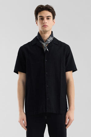 casual overhemd zwart