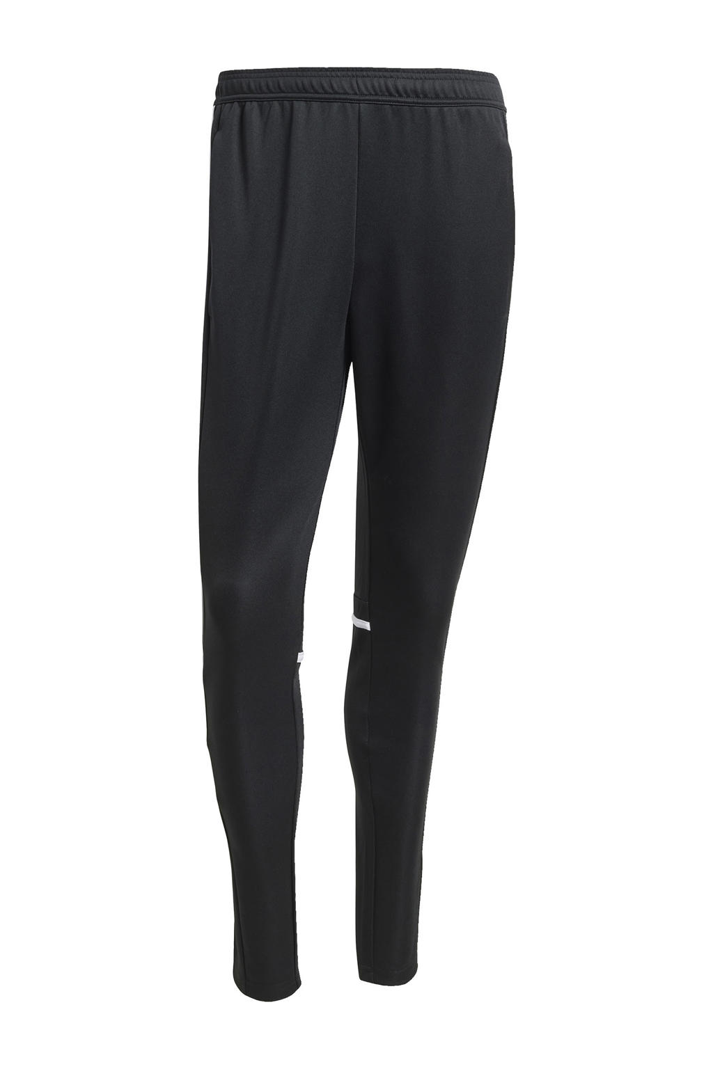 Zwart en witte heren adidas Performance trainingsbroek van polyester