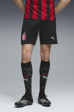   senior AC Milan voetbalshort zwart/rood