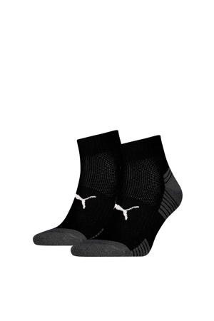sneakersokken - set van 2 zwart