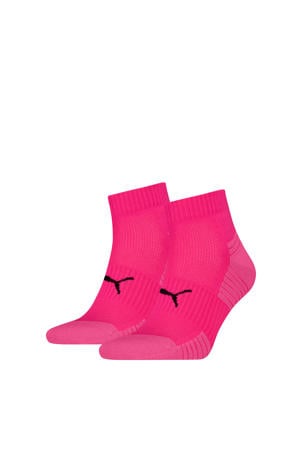 sneakersokken - set van 2 roze