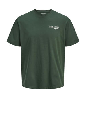 T-shirt donkergroen