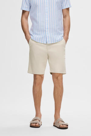 slim bermuda short SLHSLIM-MILES beige