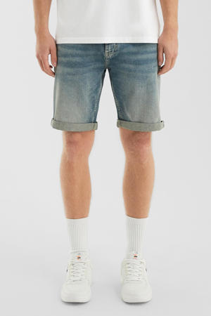 denim regular short blauw