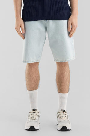 denim loose short lichtblauw