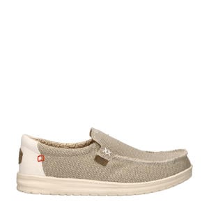 Mikka Braided mocassins beige