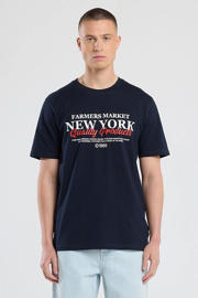 thumbnail: America Today regular T-shirt donkerblauw