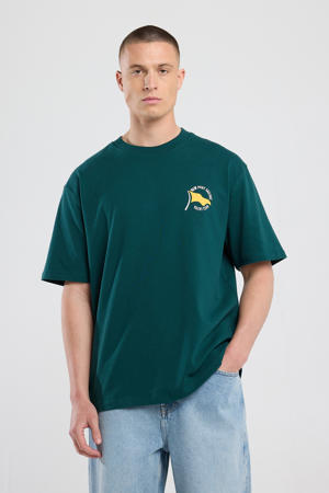 T-shirt donkergroen