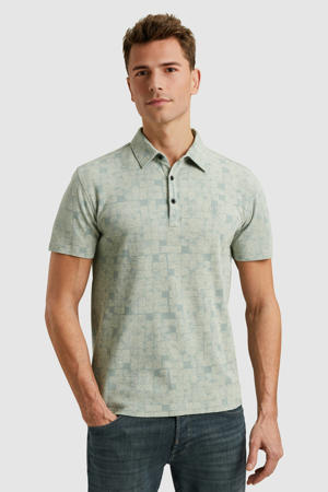 regular polo grijsgroen
