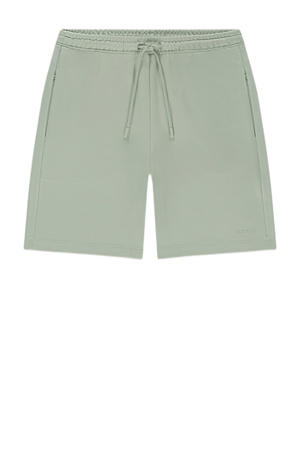 regular fit sweatshort grijsgroen