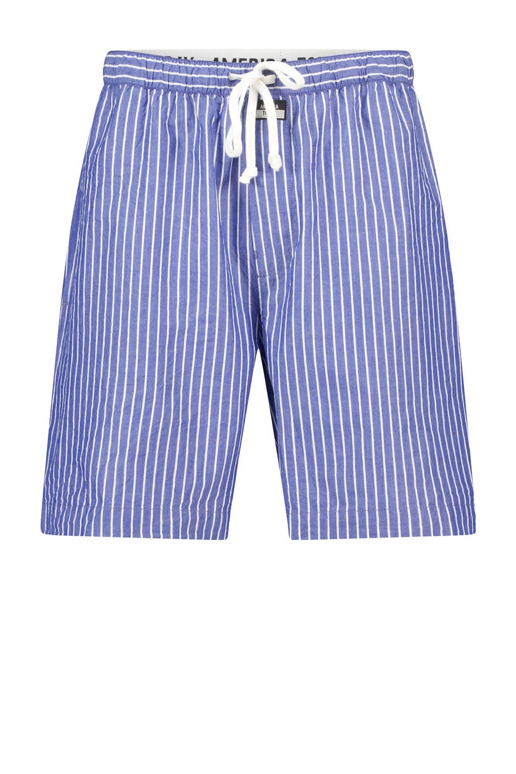 America Today wijde boxershort Lennon blauw/wit