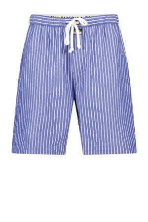 wijde boxershort Lennon blauw/wit