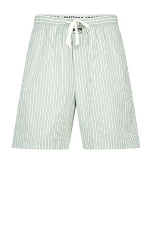 wijde boxershort Lennon groen/wit