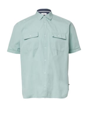 regular overhemd mintgroen