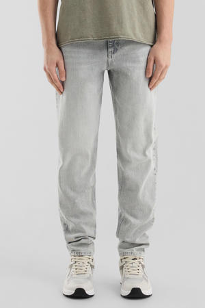 relaxed tapered jeans lichtgrijs