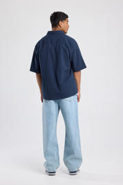 thumbnail: America Today casual overhemd donkerblauw