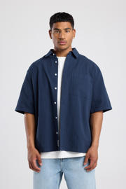 thumbnail: America Today casual overhemd donkerblauw