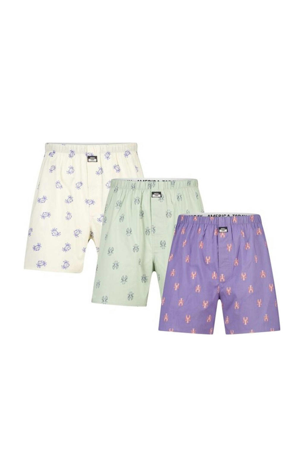 America Today wijde boxershort Thomas (set van 3)